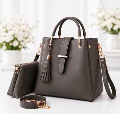  *_3-PCS  PREMIUM LEATHER HANDBAGS_* 