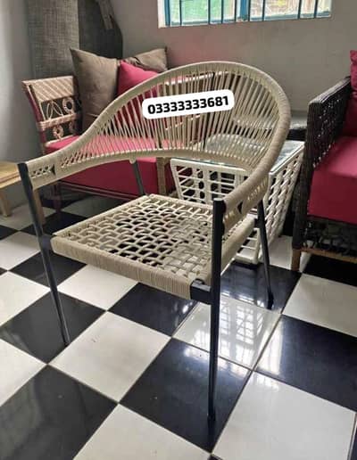 Rope Cafe Chairs Outdoor Furniture