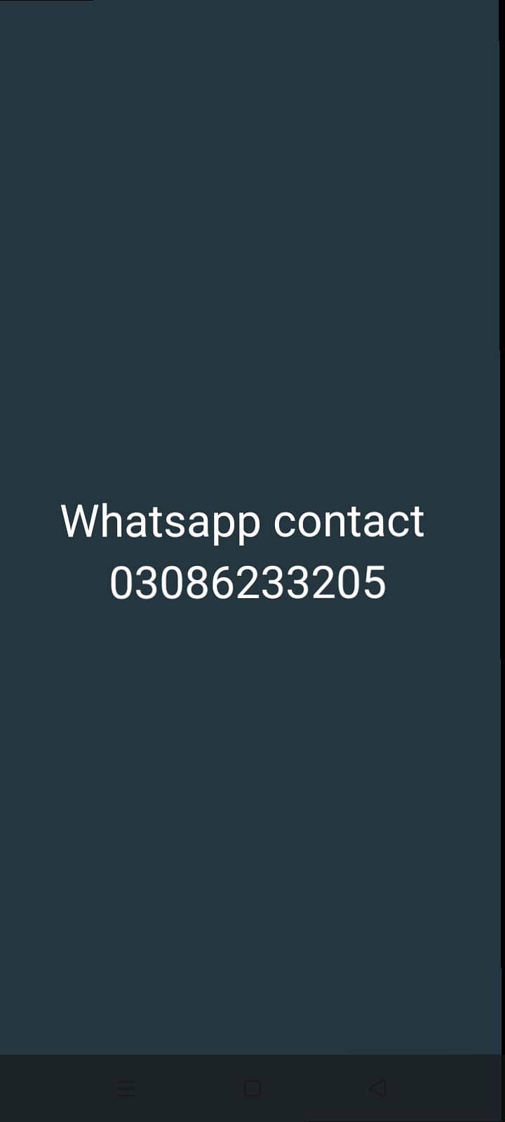 Staff required 1
