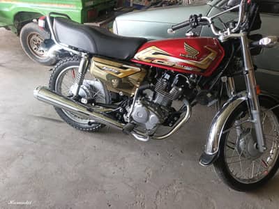 HONDA CG 125 GOLD RED