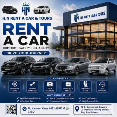 Hiace for Rent in Lahore, Toyota Coaster minibus for rent near me