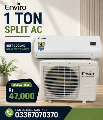 Enviro 1 ton split AC (0336/7070/370) GEnuine Great cooling