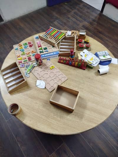 round wooden table