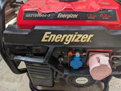 Energizer 7.5KW Petrol Generator  Low Hours  Excellent Condition