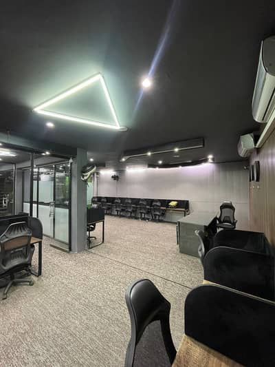 3000 SeqFt Furnished Office For Rent In Johar Town For (Call Center + Software House + Marketing Office