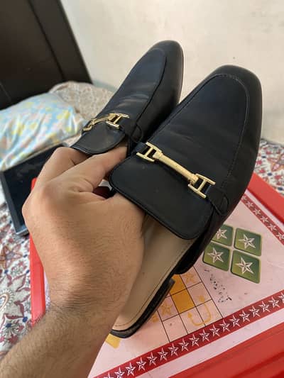 Original LAMA Women's Black Mules Size 39