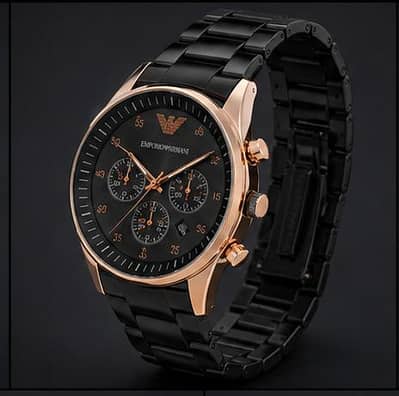 Emporio Armani Black Dial Men’s Luxury Watch (AR-5905)