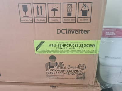 1.5 Totally Genuine Haier Inverter Ac with big outdoor Available