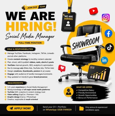 Need social media manager