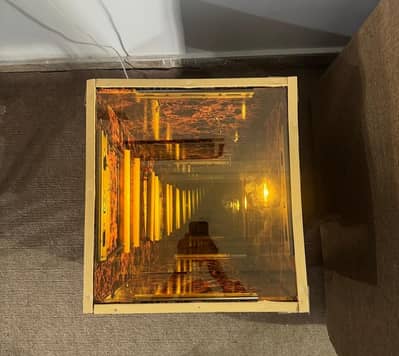 infinity mirror table