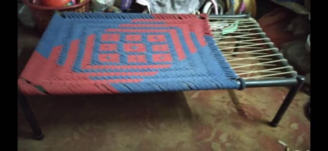nice and comfortable charpai medium size. .
