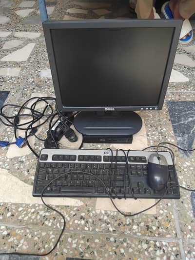 Dell Core i5 4th generation complete setup with lcd and accessories