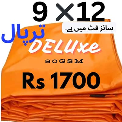 Tarpals/Tarpaulins 80gsm waterproof 9 by 12ft(Custom Sizes Available)