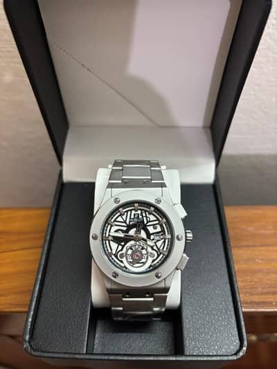 Hublot silver brand new