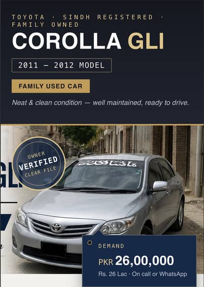 Toyota Corolla GLI 2011