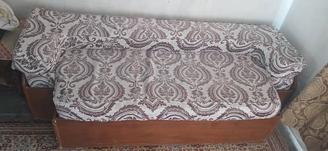 wooding sofa & bed