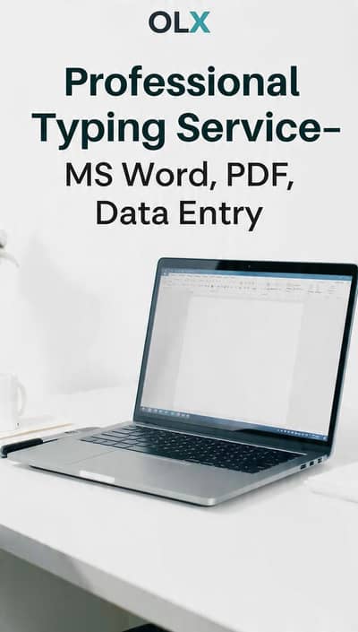 Professional Typing Service - MS Word, PDF, Data Entry