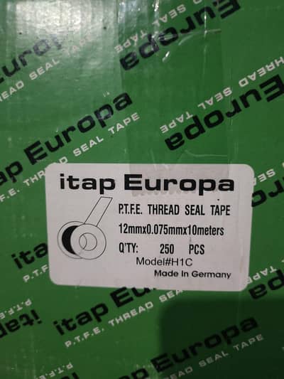itap Europa PTFE Thread Seal Tape - Made in Germany (Plumber Tape)