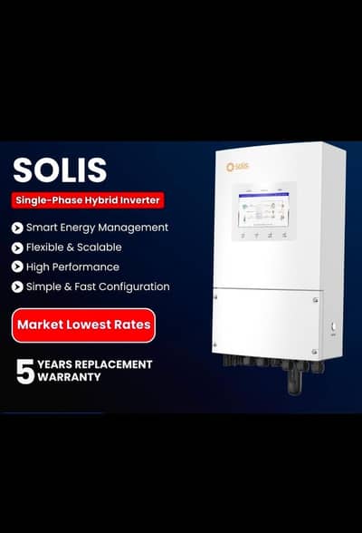 Solis Hybrid Inverter 5KW 6KW 8KW 10KW | Best Price in Pakistan