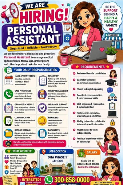 Assistant required