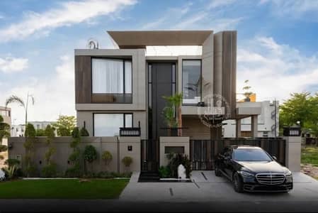 1 Kanal Top Quality Build Luxurious Beautiful Ultra Modern Design Villa With Ful Basement For Sale In DHA Lahore Phase 6 Prime Location Near To Raya