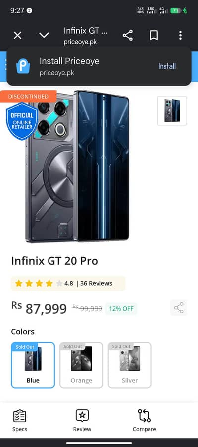 Infinix GT 20 Pro