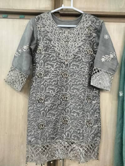 Three piece embroiderd suit