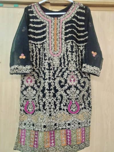 Fully embroidered shirt