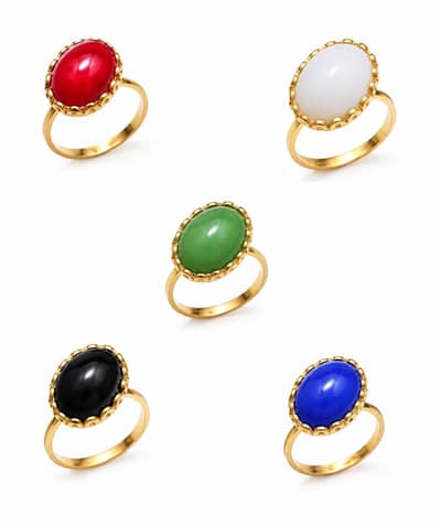 Women's Artificial Rings – Multiple Colors Available | New