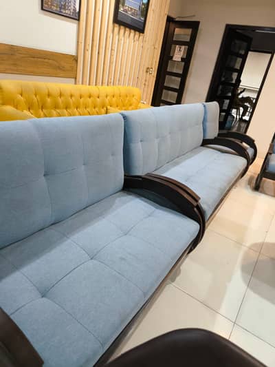 7-Seater Sofa Set 3+2+1+1 for Sale in E-11, Islamabad – Good Condition