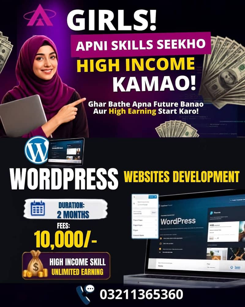 WordPress web development course for girls 0