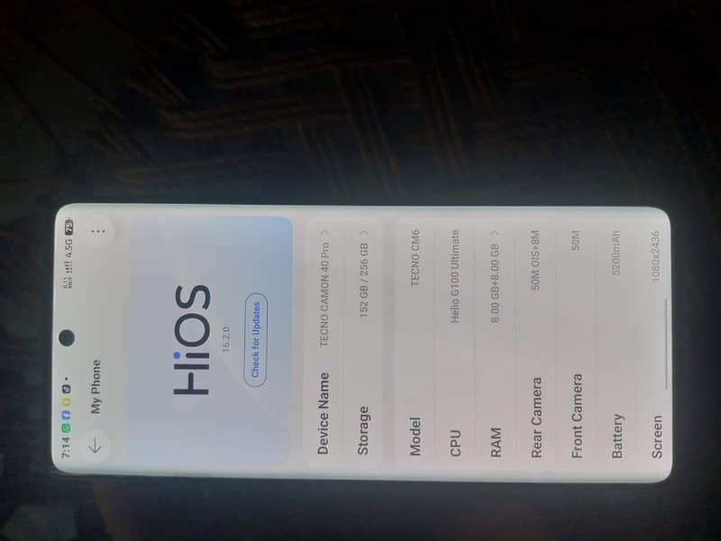 Tecno CAMON 40 3