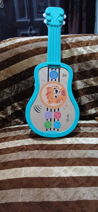 Baby einstein hape strum along songs magic touch musical wooden guitar