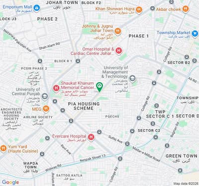 22 MARLA CORNER LIFE TIME COMMERCIAL PAID PLOT FOR SALE ON PIA MAIN BOULEVARD. ALL FACILITIES AVAILABLE.