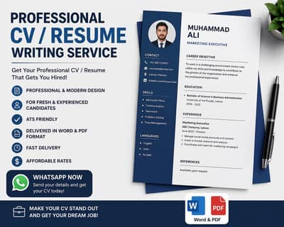 Professional CV / Resume Banwayein