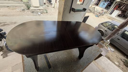 New Oval Center Table - Premium Glossy Finish - Karachi