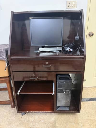 Wooden Table | Desk | Study Table with Storage