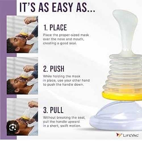 Original Anti-Choking Rescue Mask – Emergency Airway Clearance Device for Adults & Children
