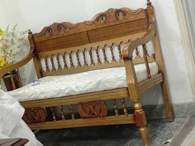 pure wood 4 seaters sofa