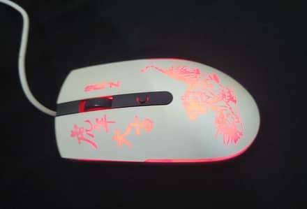 Gaming red rgb Mouse and for home use, computer Mouse