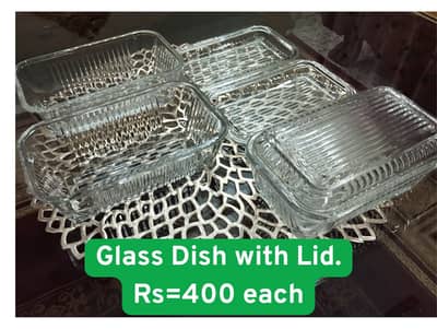 Dishes, Serving Trays, Custard Set , Hot Pots