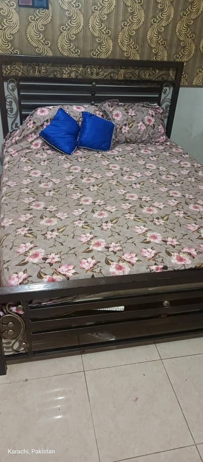wrought iron bed heavy
