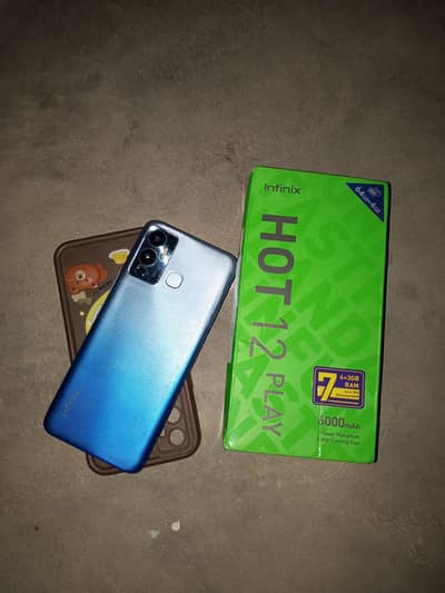 INFINIX HOT 12 PLAY 4g 64gb 6000MAH 90HZ with box