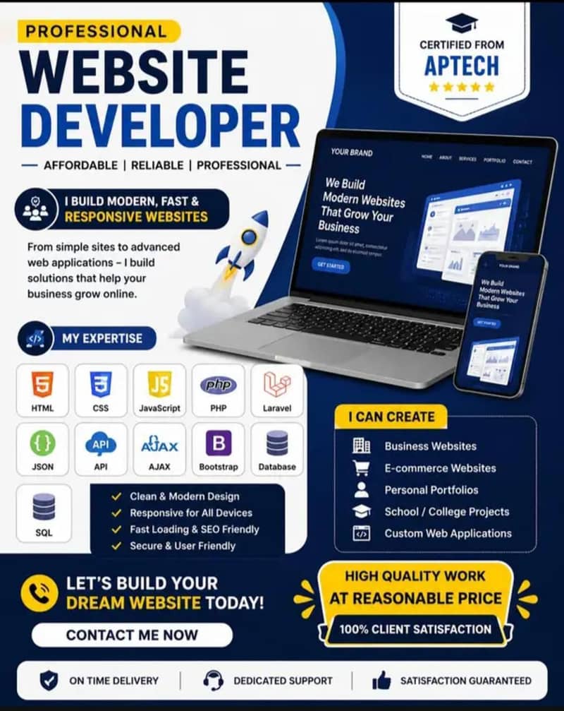 Professional Website Developer | Affordable Website Design Services 0