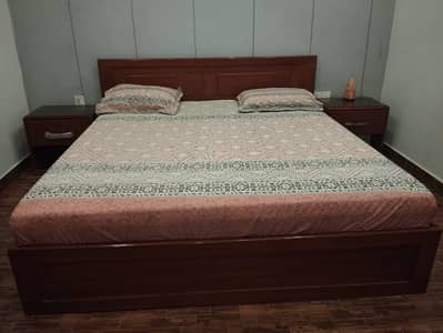 Double Bed with side tables