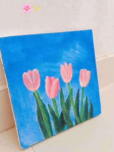 tulip flowers painting