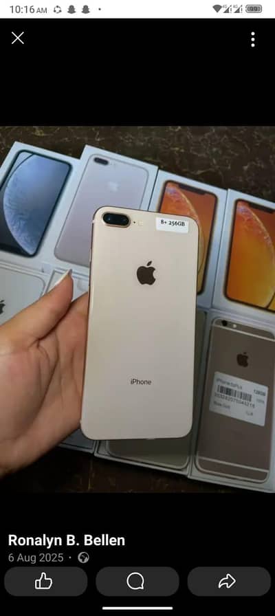 iPhone 8 plus 256 GB