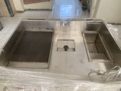 URGENT SALE  Brand New 3-in-1 Commercial Gas Cooking Station