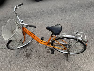 Imported 1-Gear City Bike with Basket