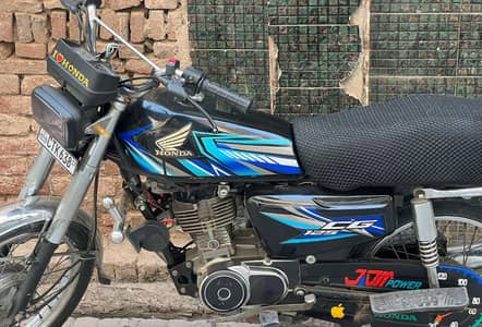 Honda cg 125 full modified genuine all okay documents complete